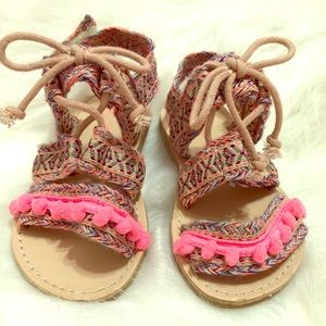 Boho toddler sandals